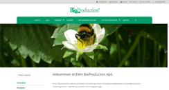 Desktop Screenshot of bioproduction.dk